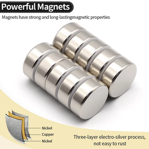 10x1/10x2/10x3mm-20/50/100pcs circular refrigerator <b>magnets</b> widely used in offices DIY Whiteboard, kitchen tool storage nail art - Product Image 4