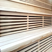 Sauna de Infrarrojos de Madera Sólida con Panel de Control Inteligente, Venta a Precio de Fábrica