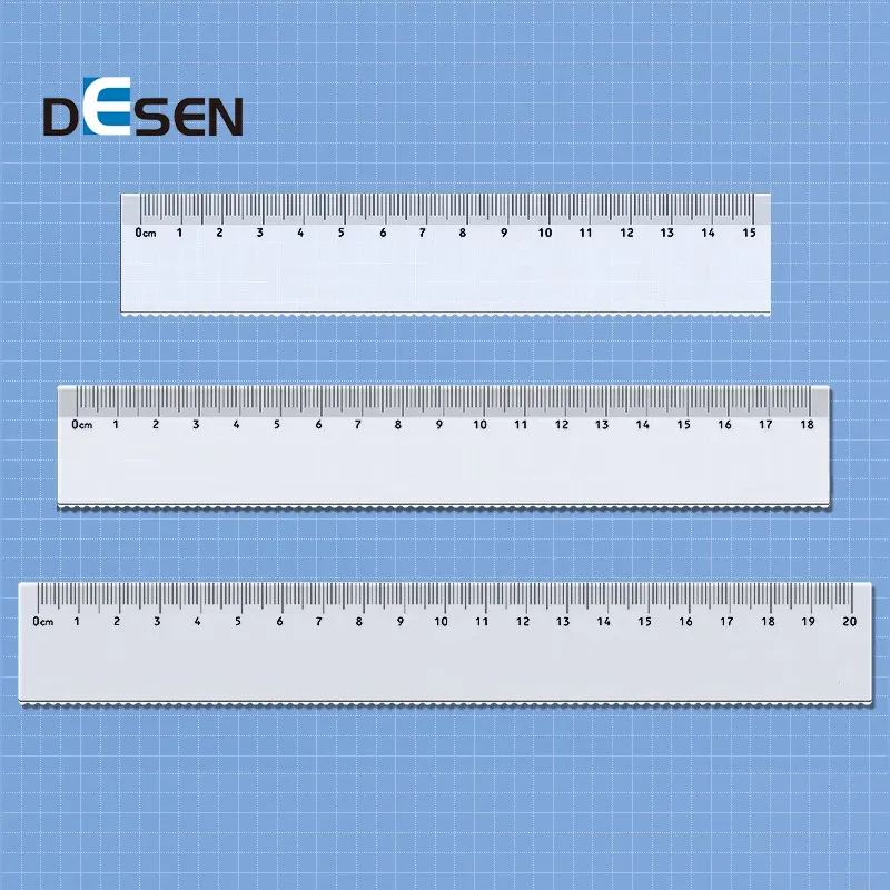 DESEN High quality acrylic straight ruler in different sizes