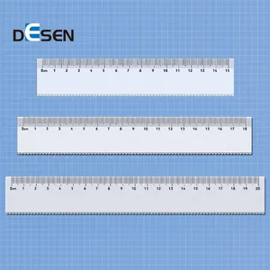 DESEN Règle droite en acrylique de haute qualité en différentes tailles