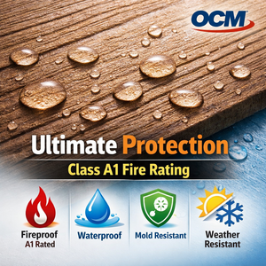 Panneau <span class=keywords><strong>de</strong></span> ciment imitation bois pour rénovation <span class=keywords><strong>de</strong></span> bâtiments, système clic/chevrons, rénovation rapide, esthétique élevée, avec certification CE - Product Image 2