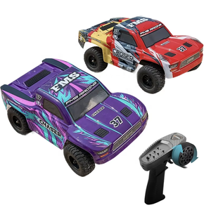 รถบรรทุกบังคับวิทยุ FMS FSC24 Chaser ขนาด 1/24 สำหรับวิ่งออฟโรดแบบ Short Course พร้อมระบบเกียร์สองสปีด มอเตอร์แบบ Brushed 370 พร้อมใช้งาน (RTR) - Product Image 1