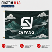 Vente Flash – Drapeaux et Bannières Personnalisés en Polyester 100% avec Impression Numérique 90*150, Toutes Tailles/Logos/Designs, pour Mât en Aluminium, à Lancer ou à Accrocher