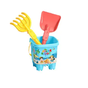 HY 장난감 어린이 해변 장난감 자동차 세트 아기 삽 모래 파기 놀이 도구 및 양동이 모래 시계 수영장