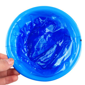 Bolsas desechables para vómitos azules para mujeres embarazadas y niños, bolsas para vómitos con estampado médico impermeable - Product Image 3