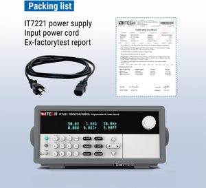 Fuente de Alimentación Programable ITECH IT7221 300V 3A 300VA |   Fuente de Alimentación Monofásica con Edición de Forma de Onda y Garantía de 1 Año - Product Image 6
