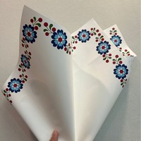 Kertas pembungkus bunga tahan air desainer baru Papel Coreano untuk perlengkapan bunga
