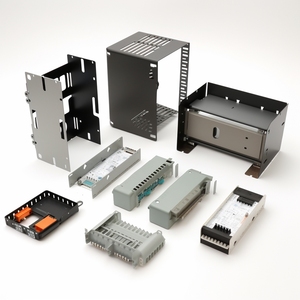 Boîtier électronique perforé sur mesure en tôle de précision TZR OEM pour alimentation de serveur - Product Image 5