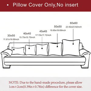 Fodera per cuscino in peluche per divano da soggiorno e camera da letto - Product Image 4