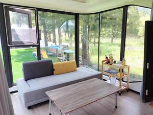 Casa de cápsula espacial cerca de la playa cápsula espacial casa pequeña casa de cápsula espacial son muy populares en Francia - Product Image 5