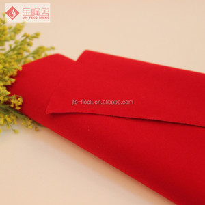 <span class=keywords><strong>precio</strong></span> de fábrica Caja de joyería de terciopelo suave tela de flocado Material RPET pelusa de algodón flocado Material - Product Image 5
