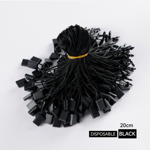 Fabriek Directe Verkoop 1000 Stuks Per Pak Kleurrijke Kleding Touw 20Cm Lengte Custom Logo Opknoping Label Wax Katoenen Touw - Product Image 3