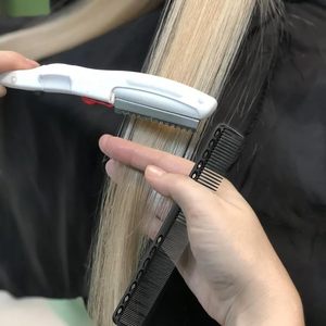 Sisir Salon Profesional dengan Logo Kustom, Sisir Plastik Antistatik untuk Tata Rambut, Sisir Multifungsi untuk Memotong Rambut - Product Image 4