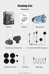 Intercomunicador <span class=keywords><strong>Bluetooth</strong></span> para Motocicleta R1 Pro FreedConn con Grabador, Compatible con Tarjeta de Memoria de 256G y Cámara de 2K para Motocicletas - Product Image 6