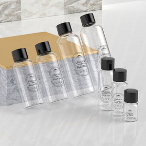 5ML-120ML for Small PET Round Tall Cosmetic <b>Bottles</b> with Screw Cap Silk Screen Printed Wholesale - Product Image 1