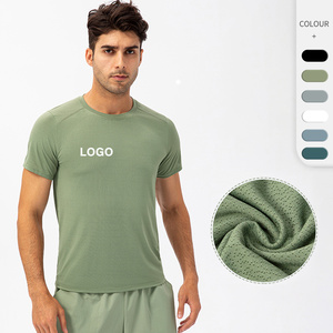 <span class=keywords><strong>2024</strong></span> été nouveau Design Logo personnalisé élastique sport débardeur Jogging extérieur entraînement Fitness T-shirt pour hommes Style sportif imprimer - Product Image 2