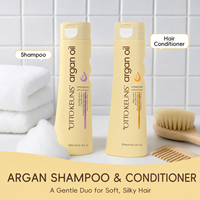Marque privée/OEM/ODM service super doux et ultra hydratant formules traitement à l'huile d'argan shampooing sans sulfate