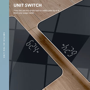 LED ekran 180kg cam Platform banyo ev dijital elektronik ağırlık kişisel zemin ölçeği tartı - Product Image 5