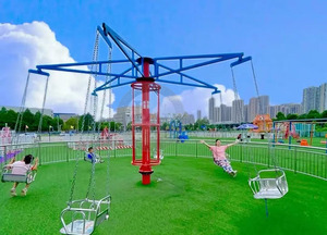 Columpios, Balancines y Toboganes de Acero para Parques Infantiles Públicos al Aire Libre, Precio de Fábrica Económico - Product Image 6