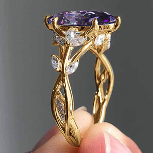 Anello con Design a Foglie e Viti Ispirato alla Natura per Donne - Product Image 5