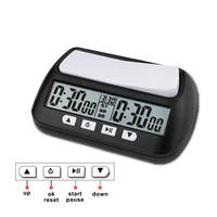 Horloge d'échecs numérique multifonctionnelle minuterie électronique professionnelle horloge d'échecs portable pour jeu d'échecs Gobang