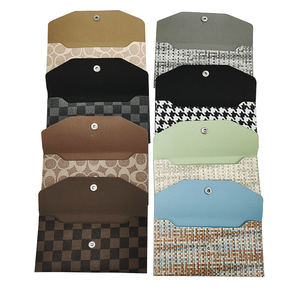 ארנק קצר מינימליסטי רטרו נגד גניבה ותיק קוסמטיקה עם בטנת עור PU בדוגמת סוכריות, מעטפת כסף רב פעמית - Product Image 6