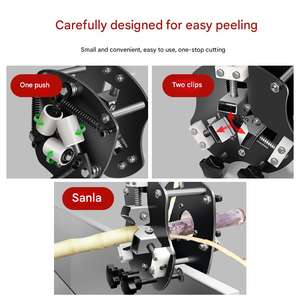 Peladoras de Caña de Azúcar Manuales Tipo Push-Pull Actualizadas de Yunqingtech para Mercados Callejeros, Fruterías, Juguerías y Uso Familiar - Product Image 5