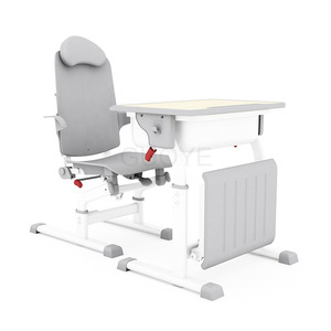 National Industry School <b>Desk</b> And Chair Set Height Adjustable Reclining Folding Student <b>Study</b> <b>Desk</b> For School GY-KW04 - Product Image 1