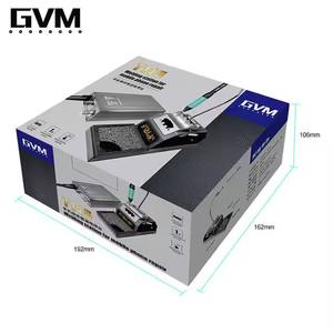 Estación de soldadura inteligente GVM T115 con soldador eléctrico <span class=keywords><strong>JBC</strong></span> puntas de soldadura con mango para reparación de teléfonos SMD BGA - Product Image 6