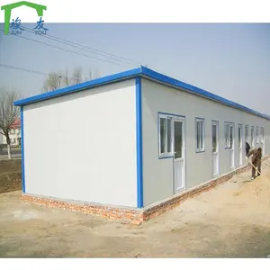 Casa pré-fabricada modular de aço leve pré-fabricada para casas pequenas pré-fabricadas em pacote plano de instalação rápida
