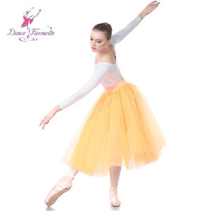 5 שכבות רך טול רומנטי חצי טוטו עם מכנסיים תרגול ריקוד בלט טוטו חצאית BLL002 - Product Image 3