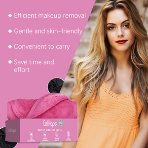 Eelhope Fiber Makeup Remover <strong>Face</strong> And Eye Makeup Gentle <strong>Cleansing</strong> Makeup Remover Cleaning <strong>Towel</strong>