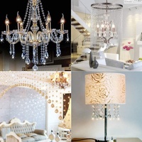 Haute qualité 14MM Transparent octogonal perle chaîne vente chaude cristal guirlande chaîne pour mariage arbre de noël Art déco