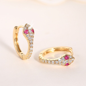 Orecchini a Forma di Testa di Serpente per Donne, Accessori per Orecchie da Indossare Quotidianamente - Product Image 6