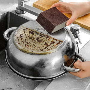 Éponge magique en oxyde d'aluminium pour le nettoyage, le décapage de la rouille, le nettoyage des casseroles, éponge diamantée pour le nettoyage de la cuisine - Product Image 3