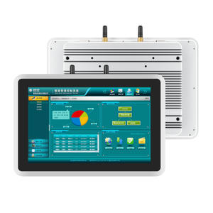 PC Industrial con Pantalla Táctil Sin Ventilador IP65, CPU Intel J1900 I3 I5, <span class=keywords><strong>Windows</strong></span>/<span class=keywords><strong>Linux</strong></span>, Monitor LCD IPS para HMI y Automatización Industrial - Product Image 1