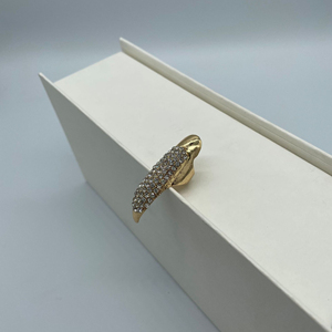 Anel de Unha Vintage com Strass Incrustado em Formato de Garra de Gato, Capa de Unha Longa com Gancho Exagerado, Joia de Dedo Gótica Punk Unissex Atacado - Product Image 5