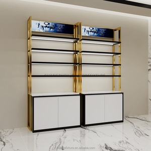 Eenvoudig Ontwerp Parfum <span class=keywords><strong>Display</strong></span> Cosmetische Plank Met Verlichting Luxe Kiosk Ontwerp Voor Winkelcentrum Centrum Cosmetische <span class=keywords><strong>Display</strong></span> <span class=keywords><strong>Showcase</strong></span> - Product Image 5