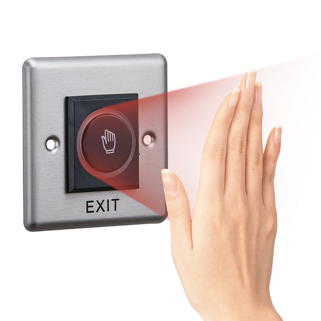 Yoursensor (YS409-Y) Modern LED Infrared Touchless Exit Switch 12-24V for Automatic Sliding Door