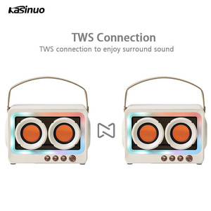 Gran oferta altavoz micrófono inalámbrico Audio <span class=keywords><strong>nacional</strong></span> Karaoke hogar al aire libre canto micrófono HIFI bajo manos libres Mini altavoz - Product Image 5