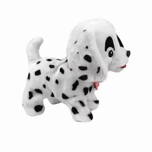 Индивидуальный детский подарок плюшевая игрушка собака Милая прогулочная точка собака поводок плюшевый щенок игрушка