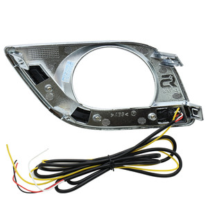 Feu avant étanche led pour voiture, anti-brouillard, drl, éclairage jaune et <span class=keywords><strong>bleu</strong></span>, pour <span class=keywords><strong>Nissan</strong></span> soleil ou psa ou atio 2011 — 2013 - Product Image 5