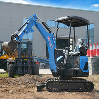 LIVRAISON GRATUITE - Mini-excavatrice compacte neuve de 1,2 tonne avec moteur EPA, vente en gros en Chine