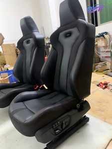 Asiento de Carreras de Alto Rendimiento con Respaldo de Fibra de Vidrio o Fibra de Carbono, en Cuero y Gamuza de PVC - Product Image 5