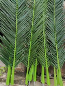 Yryz23 Tùy Chỉnh Nhiệt đới Giả Lớn Lớn Vua Nhân Tạo Ngày Lá Ngoài Trời Trang Trí Khổng Lồ Nhân Tạo UV Nhựa Cây Cọ Dừa - Product Image 5