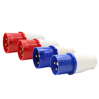 Prise et prise industrielles SF-013 SFE prise mâle femelle 16 prise d'ampli 3 broches 220-240 V norme ue avec 3 prises ca