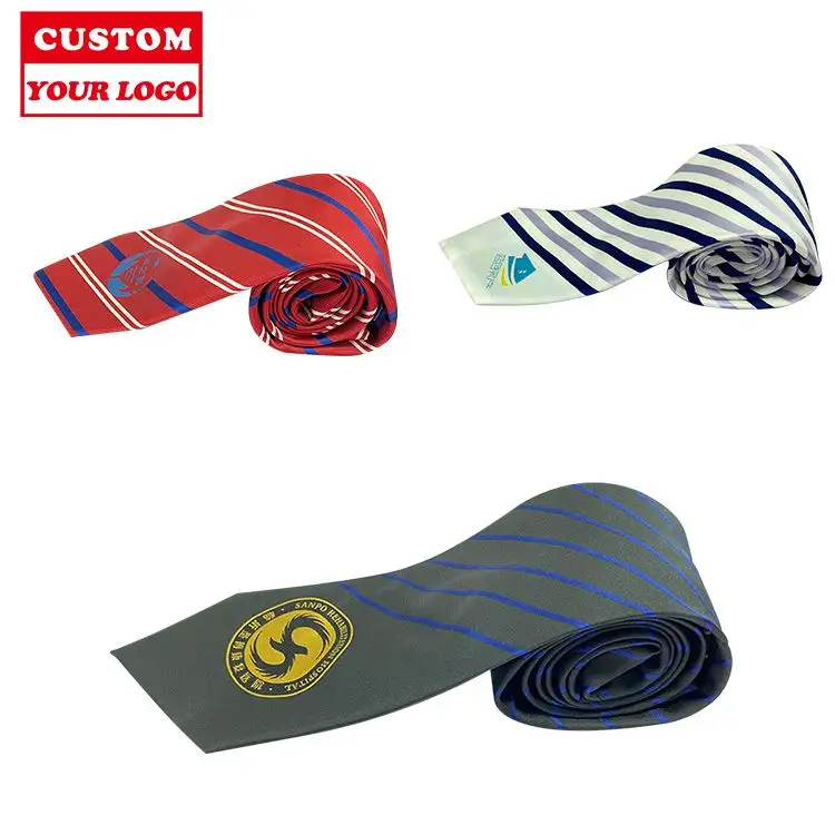 Хлопковые шелковые галстуки 100% шелковые полосатые галстуки для мужчин модный галстук с логотипом