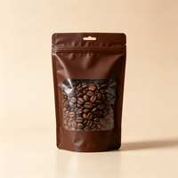 Sachet Doypack en plastique alimentaire multi-usages pour l'emballage en gros de café en poudre et de thé séché