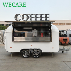 ウィケア モバイルキッチン ストリートコーヒーショップ フードトレーラー カスタムBBQフードトラックトレーラー フルキッチン設備付き - Product Image 1