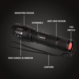 Linterna Táctica <span class=keywords><strong>LED</strong></span> <span class=keywords><strong>T6</strong></span> en Oferta, <span class=keywords><strong>1000LM</strong></span> de Alta Luminosidad con Zoom, Linterna <span class=keywords><strong>Impermeable</strong></span> <span class=keywords><strong>para</strong></span> Camping, Senderismo y Emergencias - Product Image 3